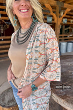 Load image into Gallery viewer, Acoma Aztec Short Duster - Mavictoria Designs Hot Press Express

