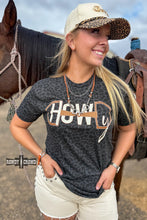 Load image into Gallery viewer, Leopard Howdy Bit Tee - Mavictoria Designs Hot Press Express
