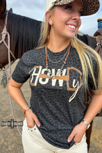 Load image into Gallery viewer, Leopard Howdy Bit Tee - Mavictoria Designs Hot Press Express
