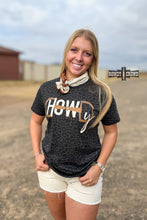 Load image into Gallery viewer, Leopard Howdy Bit Tee - Mavictoria Designs Hot Press Express
