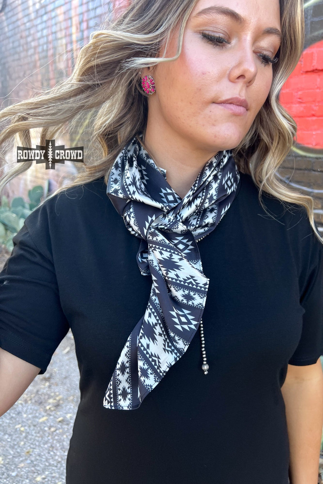 SMALL Aztec Nights Wild Rag/ Scarf - Mavictoria Designs Hot Press Express