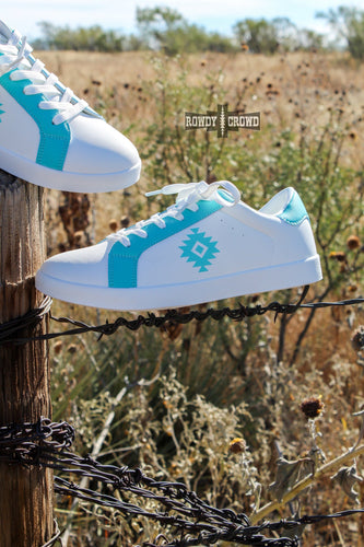 Aztec Sky Sneakers - Mavictoria Designs Hot Press Express