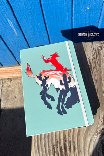 Saguaro Cowboy Notebook - Mavictoria Designs Hot Press Express