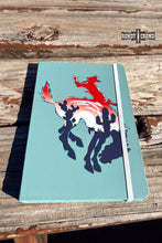 Load image into Gallery viewer, Saguaro Cowboy Notebook - Mavictoria Designs Hot Press Express
