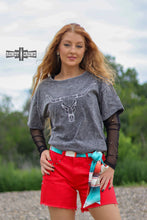 Load image into Gallery viewer, Lone Star Steer Top - Mavictoria Designs Hot Press Express
