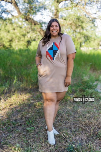Alamosa Aztec Dress - Mavictoria Designs Hot Press Express