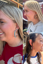 Load image into Gallery viewer, Ringling Hoop Earrings - Mavictoria Designs Hot Press Express
