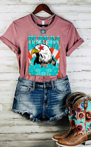 Try that in a small town graphic tee - Mavictoria Designs Hot Press Express