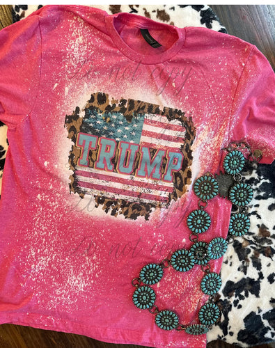 Bleached TRUMP graphic tee or sweatshirt graphic tee or sweatshirt - Mavictoria Designs Hot Press Express