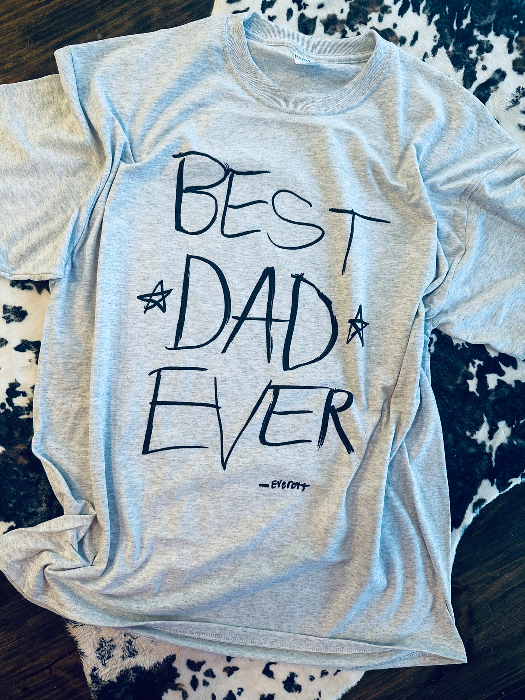 HANDWRITTEN Custom Father’s Day Shirts. Ash tee. Graphic. - Mavictoria Designs Hot Press Express
