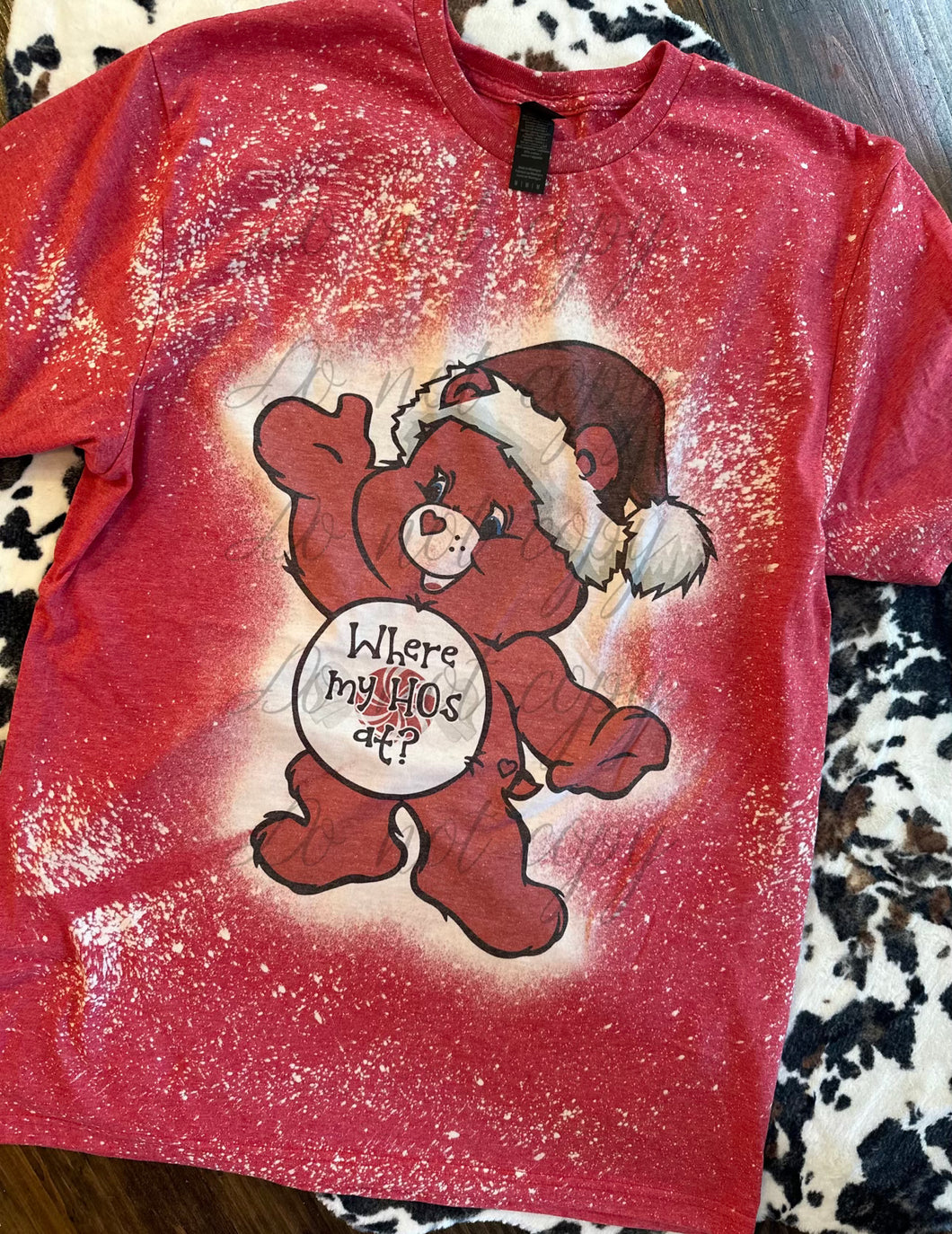 Bleached where my ho’s at? Carebears graphic tee or sweatshirt graphic tee or sweatshirt - Mavictoria Designs Hot Press Express