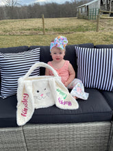 Load image into Gallery viewer, Bunny Baskets - Personalized RTS (please add the NAME in the notes) - Mavictoria Designs Hot Press Express
