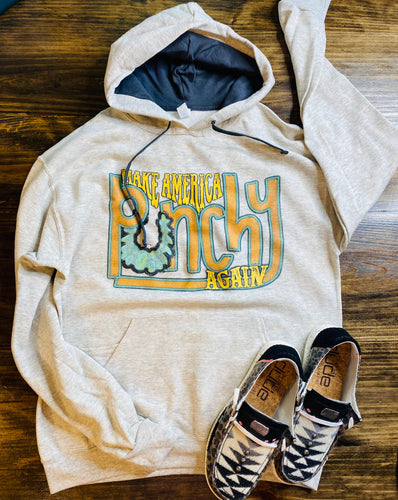 Make America Punchy Again Country Western tee long sleeve crew or hoodie - Mavictoria Designs Hot Press Express