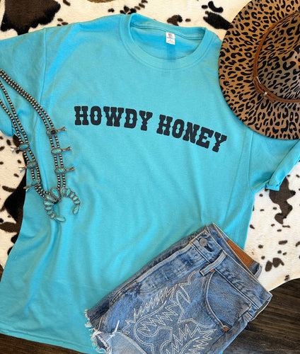 Howdy Honey western women’s graphic tee - Mavictoria Designs Hot Press Express