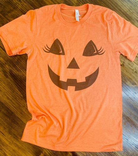 Pumpkin Graphic Tee , custom - Mavictoria Designs Hot Press Express
