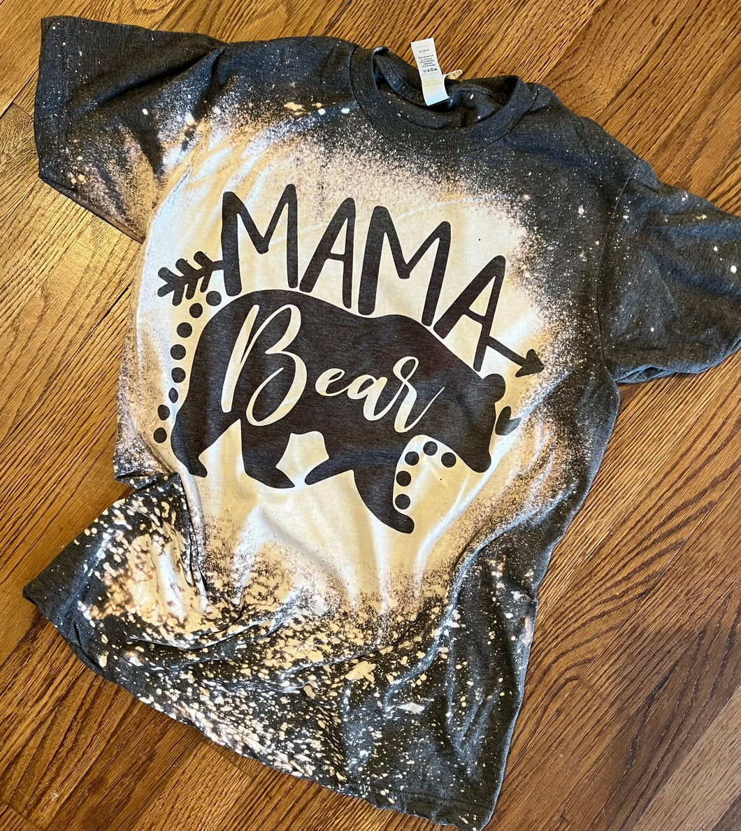 Mama Bear graphic tee - Mavictoria Designs Hot Press Express