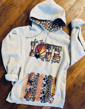 Load image into Gallery viewer, For The Love Of The Game Custom Sports Hoodie With Pocket And Hood. Ash Hoodie. Basketball. Soccer. Baseball. Softball. - Mavictoria Designs Hot Press Express
