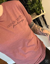 Load image into Gallery viewer, Asshole with feelings graphic tee - Mavictoria Designs Hot Press Express
