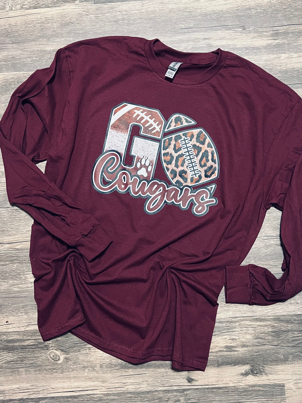 Go Cougars. Mommy Daddy & me shirts. Graphic tees. - Mavictoria Designs Hot Press Express