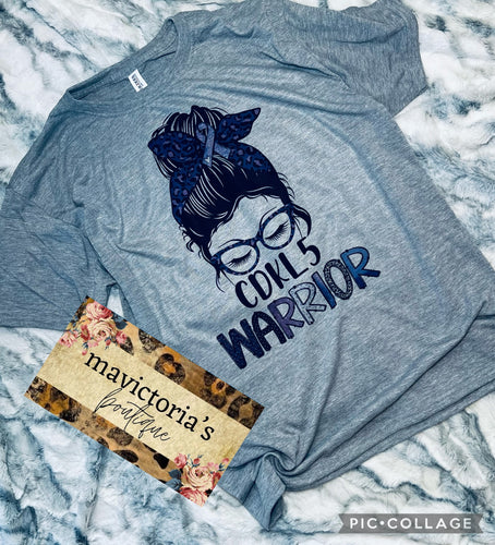 CDKL5 Epilepsy Warrior graphic tee, long sleeve, crew, or hoodie - Mavictoria Designs Hot Press Express