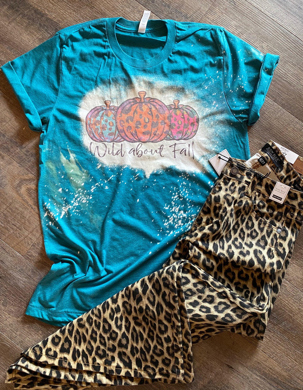 Wild About Fall / graphic hoodie tee crew or long sleeve - Mavictoria Designs Hot Press Express