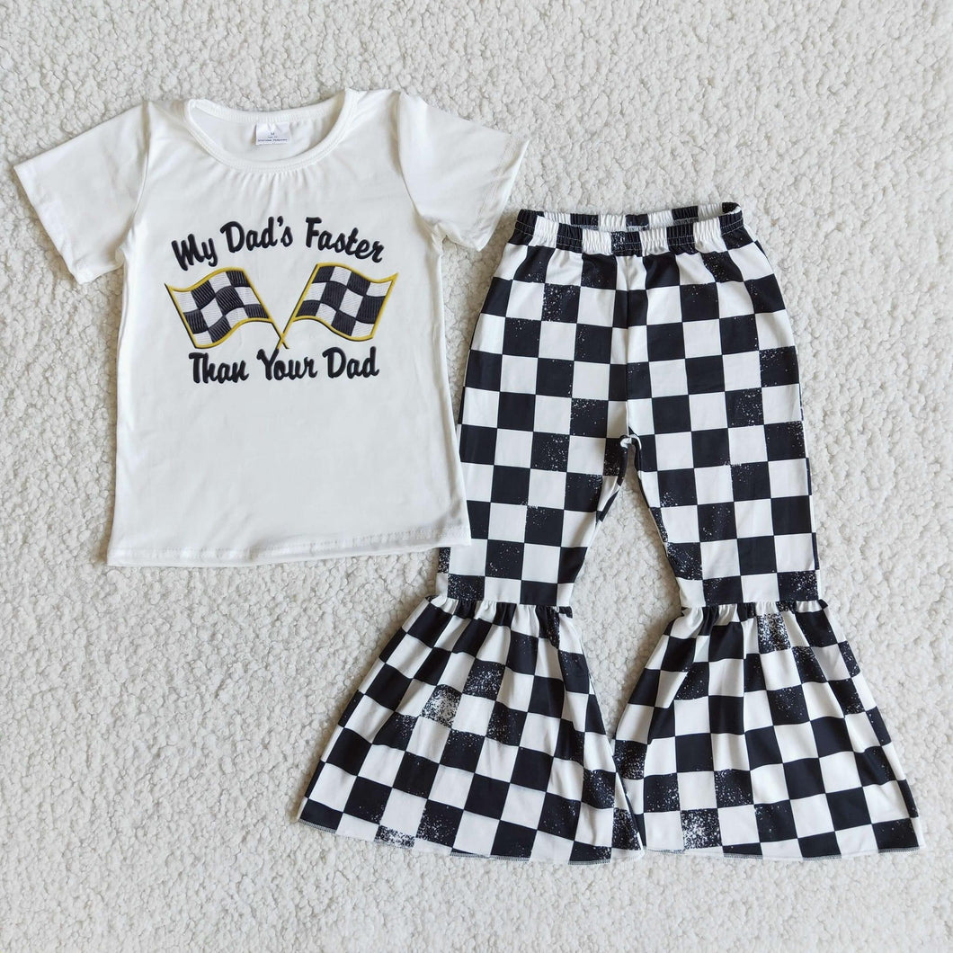 Preorder My Dads Faster Than Your Dad Bells Racing Set - Mavictoria Designs Hot Press Express