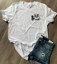Load image into Gallery viewer, Milk maid graphic tee. Breastfeeding shirt. - Mavictoria Designs Hot Press Express
