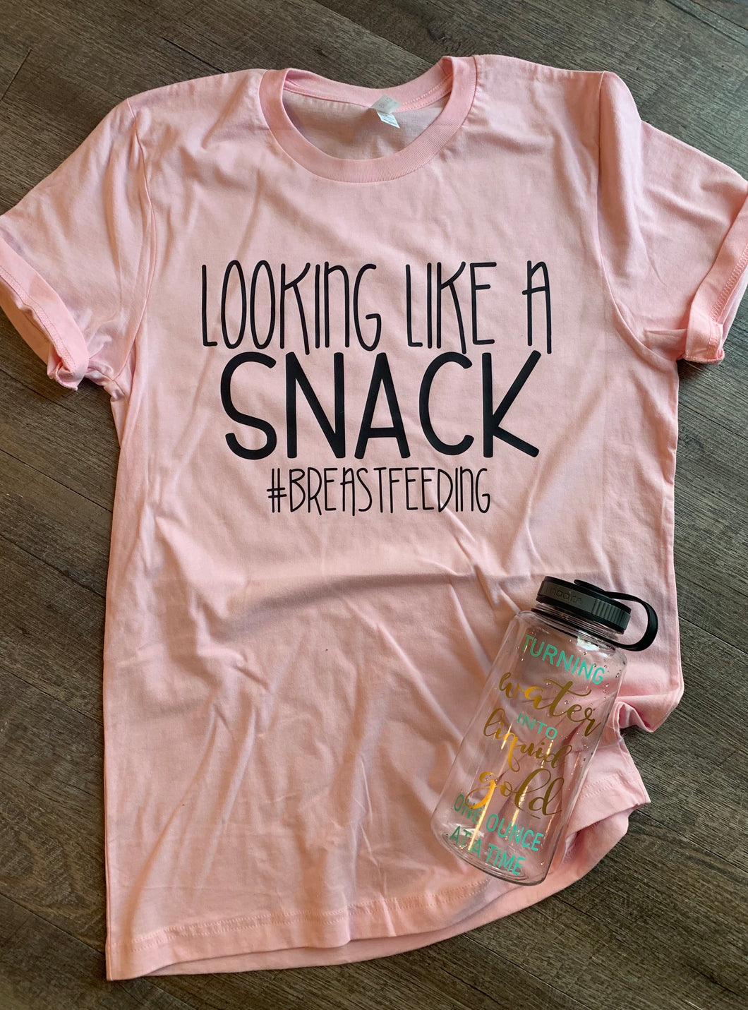 Looking like a snack #breastfeeding funny mom life shirt - Mavictoria Designs Hot Press Express
